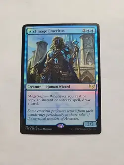 MTG - Archmage Emeritus _ STX _ Foil Rare #037 - Image 1