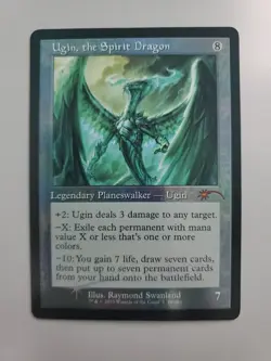 MTG Ugin, the Spirit Dragon Secret Lair Drop Retro Foil Mythic - Image 1