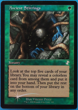 Ancient Stirrings (Retro Frame) FOIL Time Spiral Remastered HEAVILY PLD (498632) - Image 1