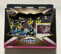 Pokemon TCG Shining Fates Mad Party Pin Collections Box Bunnelby Factory Sealed - Image 1