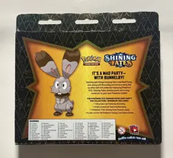 Pokemon TCG Shining Fates Mad Party Pin Collections Box Bunnelby Factory Sealed - Image 2
