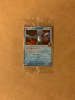 Team Rocket's Articuno 051/182 Pokemon Destined Rivals Stamped Promo (Best Buy) - Image 1
