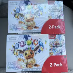 NEW X2 Prismatic Evolutions Costco Bundle 2 Pack Pokemon Scarlet & Violet Sealed - Image 2