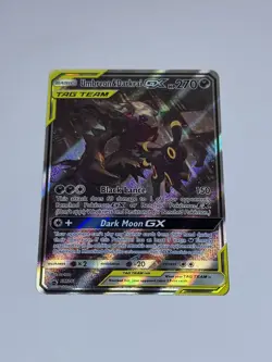 Pokemon TCG Umbreon & Darkrai GX SM241 Sun & Moon Black Star Promo Full Art Holo - Image 1