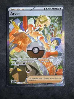✅Pokemon TCG Arven 235/091 SV Paldean Fates SIR Special Illustration Rare NM🇺🇸 - Image 1
