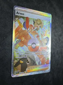 ✅Pokemon TCG Arven 235/091 SV Paldean Fates SIR Special Illustration Rare NM🇺🇸 - Image 3