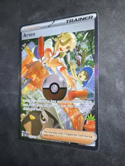 ✅Pokemon TCG Arven 235/091 SV Paldean Fates SIR Special Illustration Rare NM🇺🇸 - Image 4