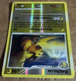 Pokemon TCG Raichu - 27/99 - Pokemon Arceus Reverse Holo Rare NM - Image 4