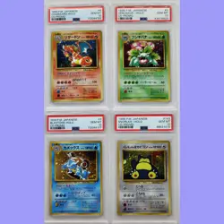 Pokemon Japanese Charizard, Venusaur,Blastoise, Snorlax CD Prom PSA 10 Gem Mint - Image 1