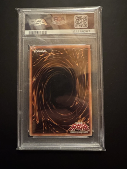 YuGiOh Red-Eyes Black Dragon 15AX-KRM07 Secret Rare PSA 10 - Image 2