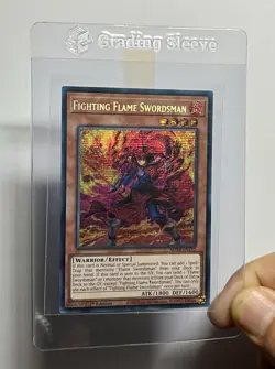 Fighting Flame Swordsman MP24-EN132 (NM) Prismatic Secret Rare 1st Edition TCG - Image 3