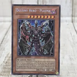 Yugioh: Destiny Hero-Plasma (CT04-EN003) Super Rare Limited Edition - Image 1