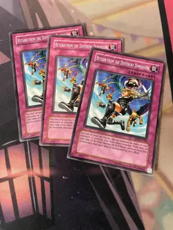 YUGIOH - RETURN FROM THE DIFFERENT DIMENSION X3 - COMMON - EP1 - NM/LP PROMO - Image 1