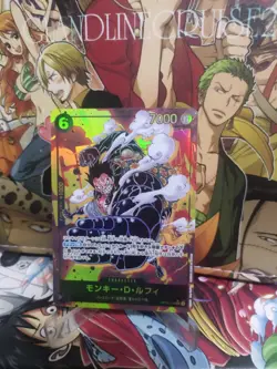 ONE PIECE Card MONKEY.D Luffy OP10-118 (Secret) Parallel Royal Blood Japanese NM - Image 1