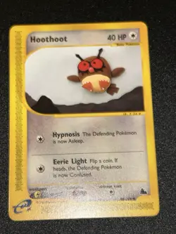 Hoothoot 65/144 Skyridge E-Reader Pokemon Card NM - Image 2