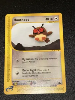 Hoothoot 65/144 Skyridge E-Reader Pokemon Card NM - Image 4