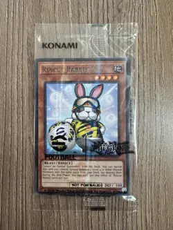 Yu-Gi-Oh Rescue Rabbit & Neymar Jr E-Football Limited Card EFootball SEALED - Image 1