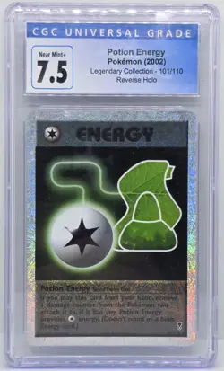 CGC 7.5 Potion Energy 101/110 Uncommon Pokemon Card - Image 1