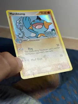 Marshtomp 38/100 Ex Crystal Guardians Reverse Holo Foil Stamped Pokemon Card HP - Image 5