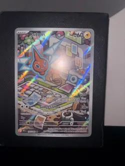 Pokemon TCG Rotom 197/182 Destined Rivals Full Art Holo Card - Image 1