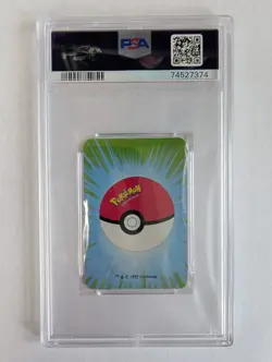 1999 Bicycle Pokemon Mini Playing Card Dugtrio 5 Of Clubs PSA 10 - Image 2
