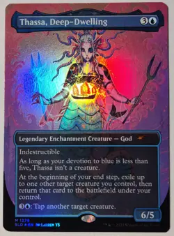 MTG Secret Lair Thassa, Deep-Dwelling SLD Cool Ocean Breeze [UPick Foil/Reg]1279 - Image 3