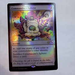 SLD Commander's Sphere (203) Secret Lair Drop Foil MTG NM - Image 1