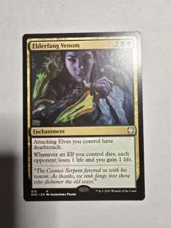 Elderfang Venom Commander: Kaldheim Regular Magic The Gathering - Image 1