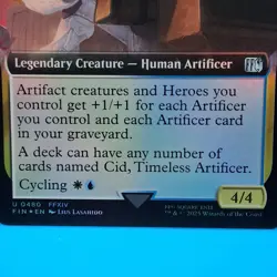 Cid, Timeless Artificer (Extended Art) Final Fantasy Foil - Image 2
