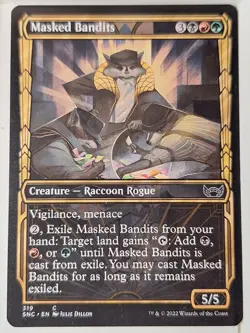 Masked Bandits - SHOWCASE - Streets of New Capenna - Magic the Gathering MTG - Image 1