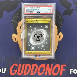 PSA 9 MINT 2024 Pokemon Shrouded Fable BASIC METAL ENERGY #099 Hyper Rare - Image 1