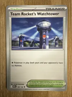 Team Rocket’s Watchtower 180/182 Uncommon Regular - Pokemon Destined Rivals NM - Image 1