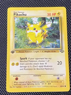 Pokemon Pikachu #60/64 From 1st Edition Jungle Set 1999 (Near Mint Condition)! - Image 1