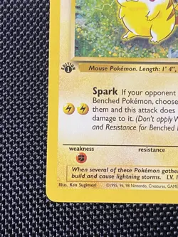 Pokemon Pikachu #60/64 From 1st Edition Jungle Set 1999 (Near Mint Condition)! - Image 5