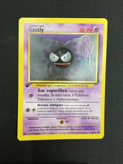 Pokemon Gastly 50/102 Set Base Prima Edizione Wizards ITA Carte Vintage - Image 1