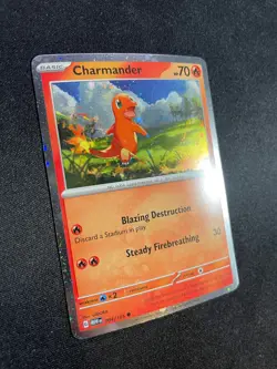 Charmander 004/165 Cosmos Holo Promo Pokemon Charizard Super Premium Collection - Image 2