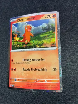 Charmander 004/165 Cosmos Holo Promo Pokemon Charizard Super Premium Collection - Image 3