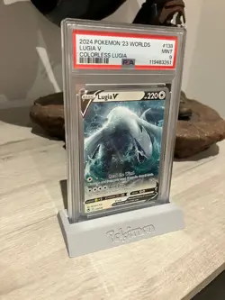 Lugia V 138/195 Worlds 2023 Colorless Lugia Deck Pokemon TCG (Low Pop) PSA 9 - Image 1