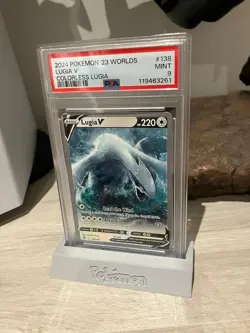 Lugia V 138/195 Worlds 2023 Colorless Lugia Deck Pokemon TCG (Low Pop) PSA 9 - Image 2