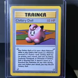 Shadowless Clefairy Doll 070/102 Pokemon TCG WOTC Base Set MINT - Image 1