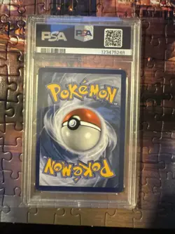 Team Rocket's Moltres EX 229/182 Destined Rivals Pokemon PSA 10 - Image 2