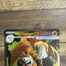 Pokemon Mega Camerupt ex Ultra Rare ME01: Mega Evolution 156/132 NM - Image 4