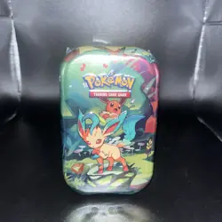 Pokemon TCG Scarlet & Violet Prismatic Evolutions Mini Tin Sealed [Leafeon] - Image 1