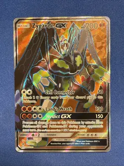 Pokemon TCG Zygarde GX 123/131 Sun & Moon Crimson Invasion Near Mint Holo Foil - Image 1