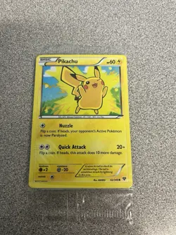 Pokemon Card - Pikachu XY 42/146 - Holo - Movie Promo - Factory Sealed - Image 1