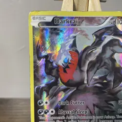 Darkrai XY114 Black Star Promo Pokemon Card (Heavily Damaged) - Image 2
