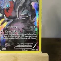 Darkrai XY114 Black Star Promo Pokemon Card (Heavily Damaged) - Image 4