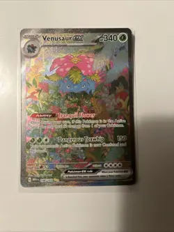 VENUSAUR EX 198/165 holo SIR SV: 151 Pokemon TCG card - Image 1