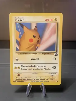 PIKACHU - Black Star Promo #26 Pokemon Card - NM. WoTC Vintage 2002 - Image 1