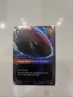 Foil Riftbound Jinx card 252/298 Super Mega Death Rocket! League of Legends - Image 1